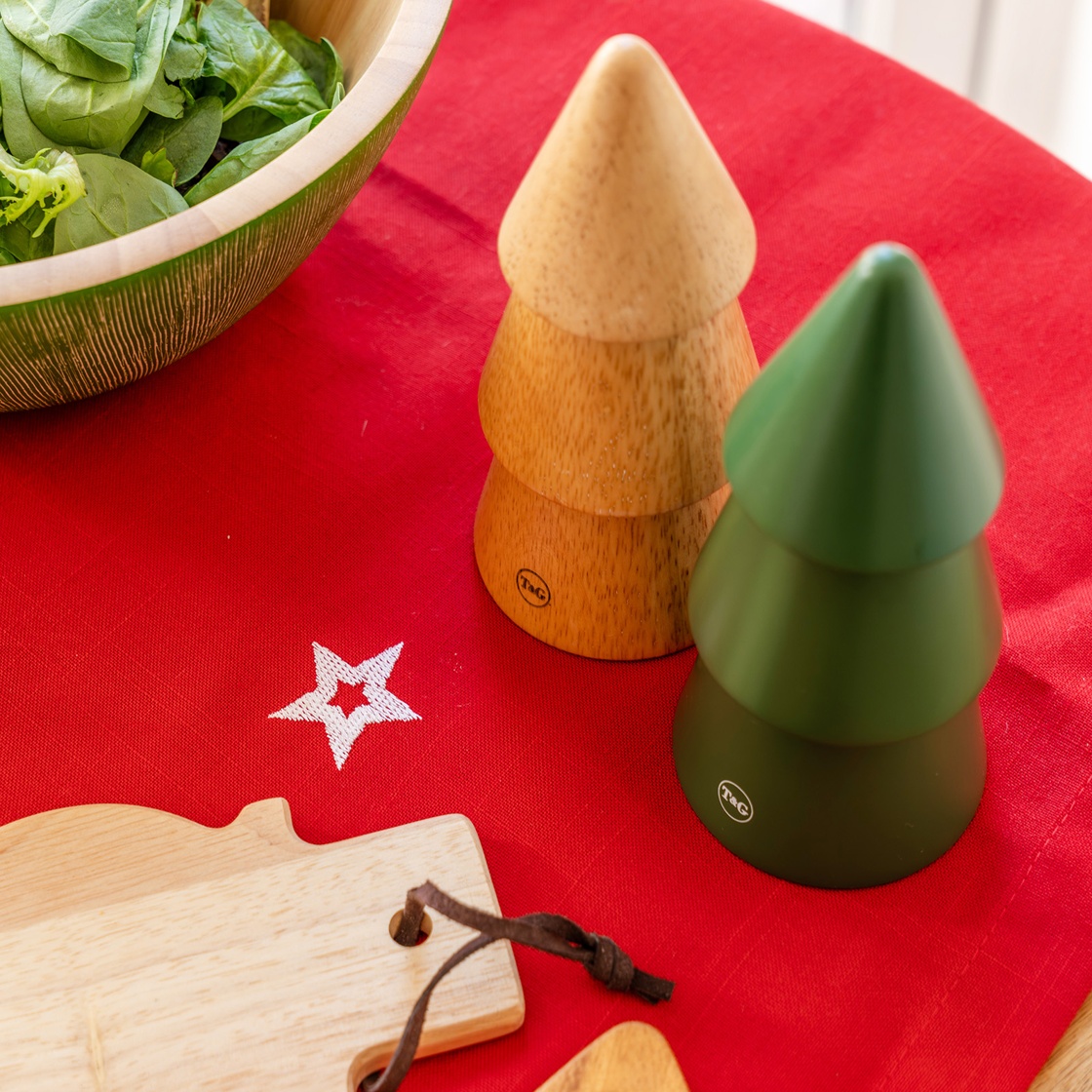 T&G Christmas Salt & Pepper Mills