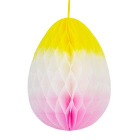 Hanging Honeycomb Easter Egg