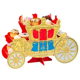 Coronation Carriage Shaped Treat Stand