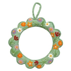 Floral Felt Wreath