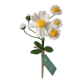 White Daisy Crochet Sprigs
