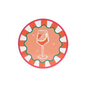 Aperol Spritz Drink Coaster