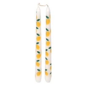 Lemon Dinner Candles