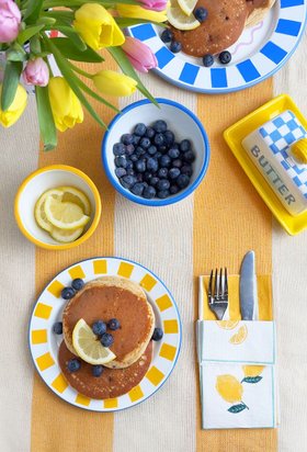 Pancake Day Napkins and Bowls