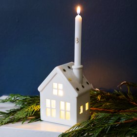 Decorative House & Advent Candle Kit