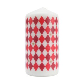 Red Pillar Candle