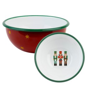 Nutcracker Christmas Bowl