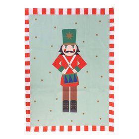Nutcracker Christmas Tea Towel