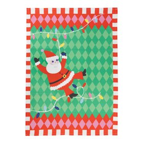 Santa Christmas Tea Towel