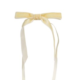 Cream Velvet Bows