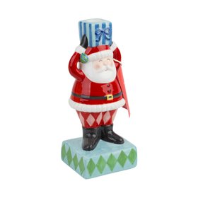 Santa Candle Holder