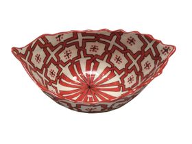 Contenitore In Ceramica Smaltata Dipinta A Mano 17 OGFEMO 425