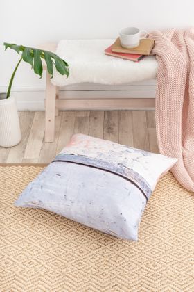 Coastal Texture Striped Cushion - 'Aspect Coastal' - CU014