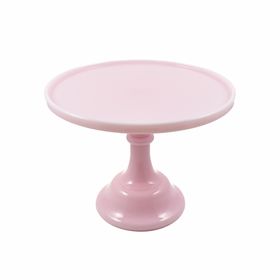 Mosser Glass 10 Cake Stand In Crown Tuscan Pink