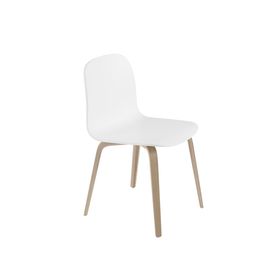 Muuto Visu Chair | Wood Base | White & Oak