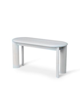 Ferm Living Bevel Bench | Ice Blue Oiled Oak