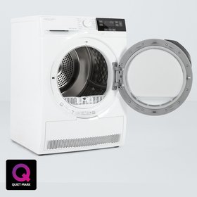 John Lewis JLTDH693 White Freestanding Heat Pump Tumble Dryer