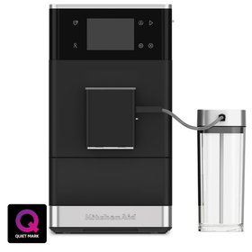KitchenAid Fully Automatic Matte Black Espresso Machine KF4 with Iced Coffee