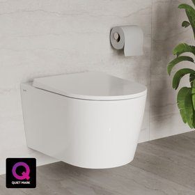 VitrA 7910 Metropole Round QuantumFlush Wall-hung WC Toilet Flushing System