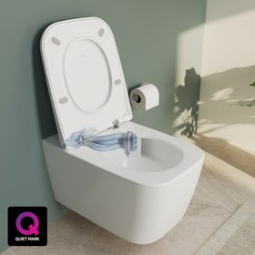 VitrA Metropole 7906 Square QuantumFlush Wall-hung WC Toilet Flushing System