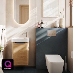 VitrA Metropole 7906 Square QuantumFlush Wall-hung WC Toilet Flushing System