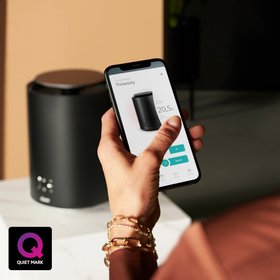 Duux Threesixty DXCH30UK Black Smart Fan Heater