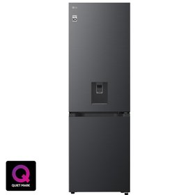 LG GBFSJ10DEP Matte Black Freestanding Fridge Freezer