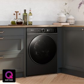 Hisense KitchenFit 5i Series WD5I1245BBRH Black Heat Pump Washer Dryer