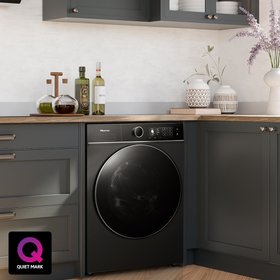 Hisense KitchenFit 5i Series WD5I1245BBR Black Washer Dryer