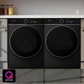 Hisense KitchenFit 7i Series WF7I1248BBR Black Washing Machine