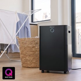 Pro Breeze OmniDry 20L PB-D-24W-B-UK Quiet Low Energy Dehumidifier with Laundry Mode