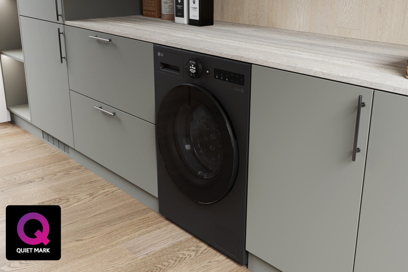 LG RHX7010TBB Freestanding Tumble Dryer