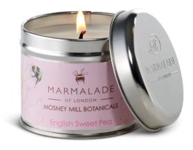Mosney Mill English Sweet Pea – Medium Tin Candle