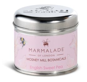 Mosney Mill English Sweet Pea – Medium Tin Candle