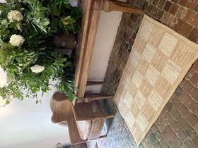 Natural White Tile Rug