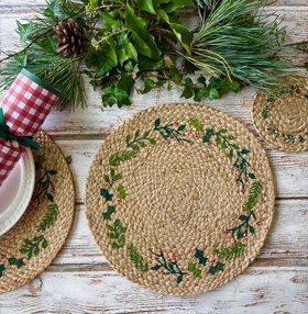 Natural Christmas Placemat