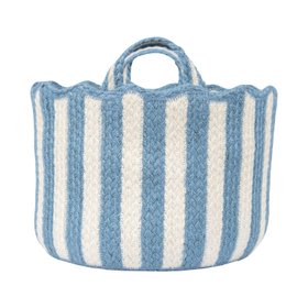 Large Light Blue Tulip Basket