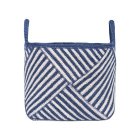 Zebra Basket Navy