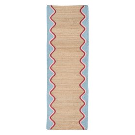 Sky Wave Jute Rug - Runner