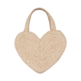 Heart Shaped Jute Bag
