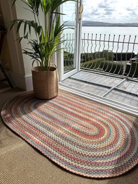 Cinnamon Oval Rug