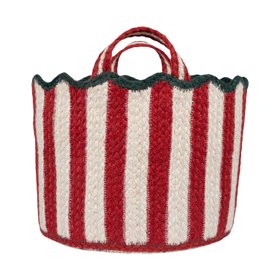 Candy Cane Tulip Basket