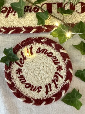 Christmas Songbook Coaster Set