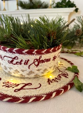 Christmas Songbook Mini Basket