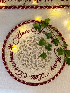 Christmas Songbook Placemat Set
