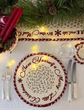 Christmas Songbook Placemat Set