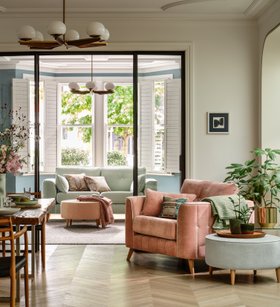 Sofology, Remy 3 Seater, £999, Remy Chair, £699, Remy Footstool, £299 And Remy Footstool, £299