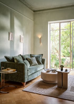 Sofology, Luella 3 Seater, £1099 And Luella Footstool, £349