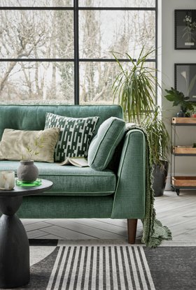 Sofology, Cricket 4 Seater Sofa In Green Mix, £1299