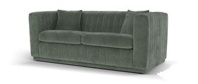 Sofology, Astoria 3 Seater Sofa In Vintage Chenille Pine All Over, £999